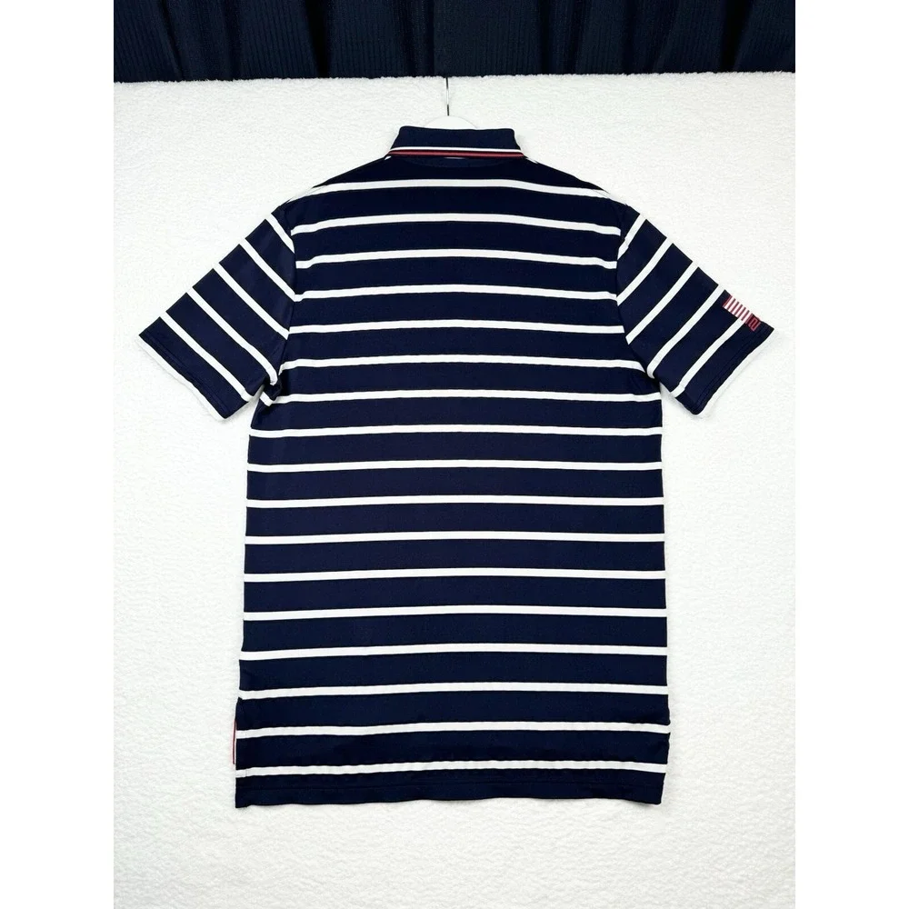 Ralph Lauren RLX Golf Polo Striped - USA 2018 - Men's Medium